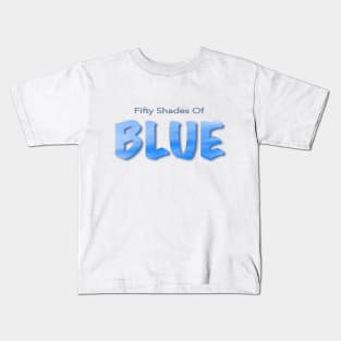 50 shades of blue Kids T-Shirt